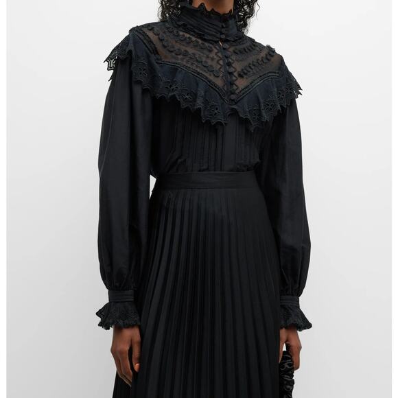 Kobi Halperin Athena Blouse Black - Picture 8 of 8